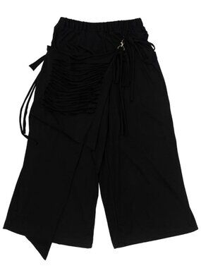 NEW ACDC RAG Dark Abyss Punk Destroyed Wrap Pants